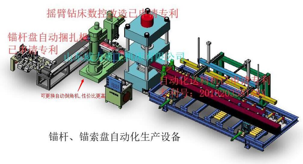 錨桿托盤自動化生產(chǎn)線